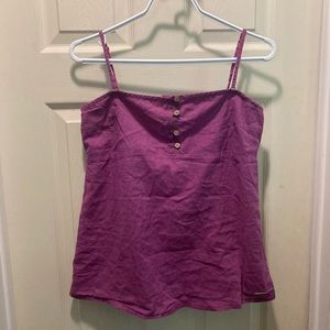 3/20$ roxy purple loose tank top large